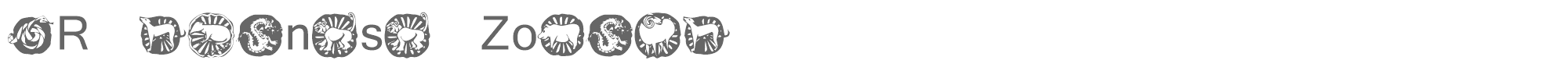 KR Chinese Zodiac KR Chinese Zodiac.TTF font preview